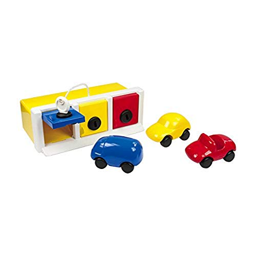 乳幼児用の車のおもちゃ ロック アップ ガレージ くるまキッズ